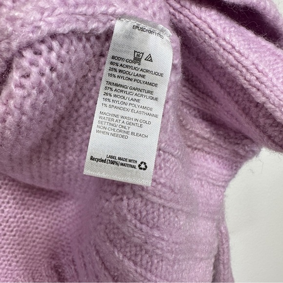 En Thread | NWT Lilac Wool-Blend Knit Sweater • Soft Cozy Crew Neck Pullover - Picture 6 of 6